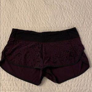 Lululemon speed shorts